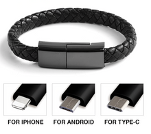 Load image into Gallery viewer, USB Charger Bracelet - Ledom Life Savers