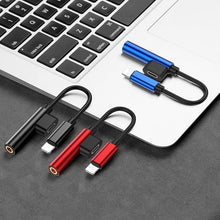 Load image into Gallery viewer, 2 in 1 Audio Jack Adapter For iPhone - Ledom Life Savers
