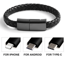 Load image into Gallery viewer, USB Charger Bracelet - Ledom Life Savers
